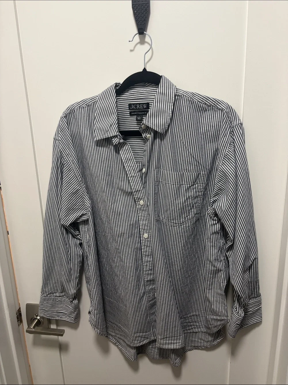 J Crew Etienne oversized button down shirt